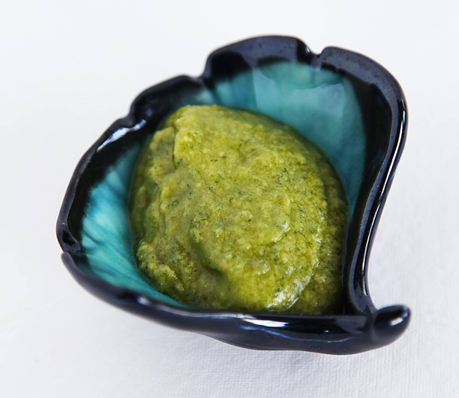 Avocado and Roasted Garlic Green Goddess Dressing
