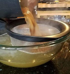Strain the mixture