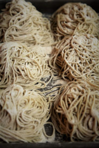 Ramen noodles ready for cooking