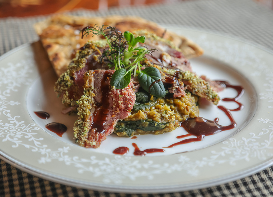 Herb Crusted Smoked Leg of Lamb | Chef Dr. Mike