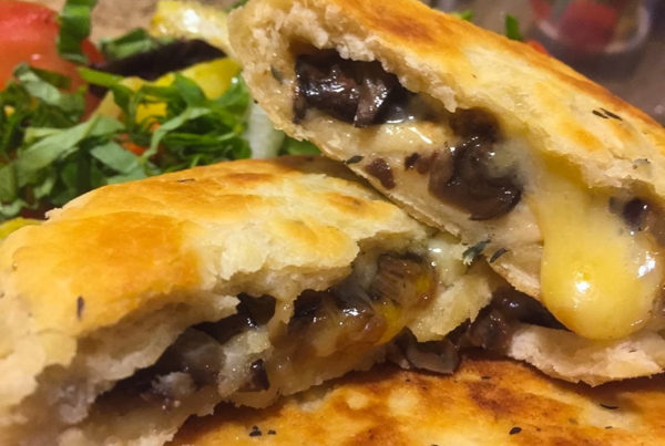 cheddar cheese and mushroom